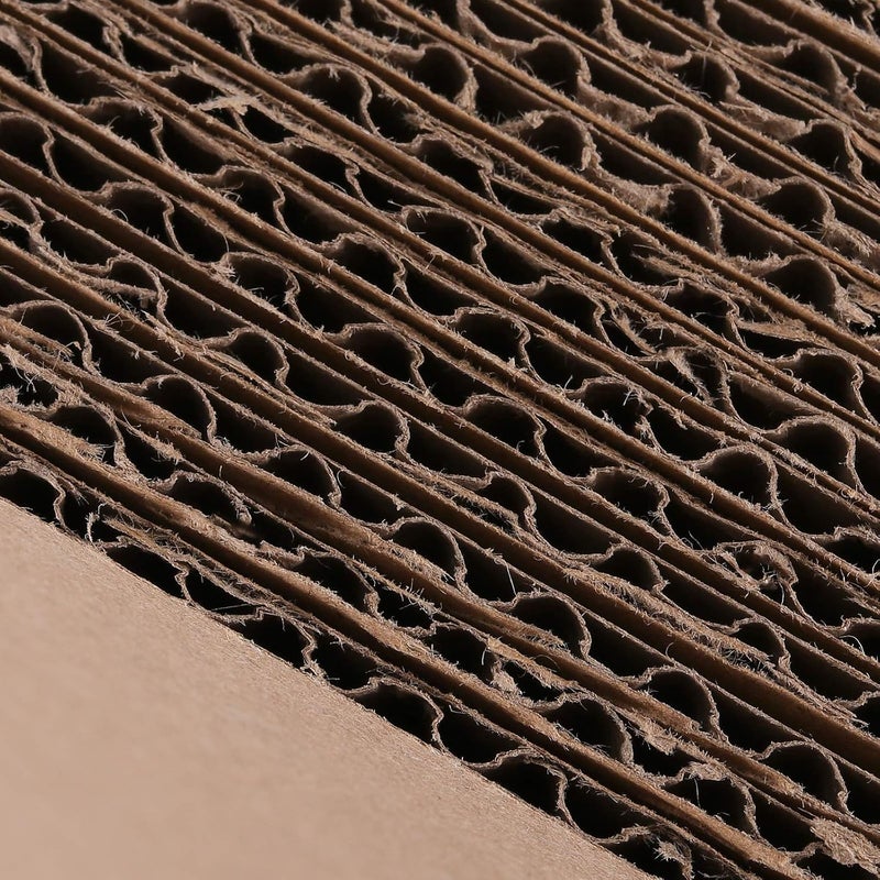 HAKZEON 50 Pack 8.5 x 11 Inch Corrugated Cardboard Sheets, Cardboard Paper, Flat Cardboard Inserts for Packaging Shipping Mailing DIY Crafts, Brown - Image 3